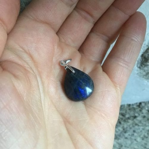 Pendentif enfant labradorite