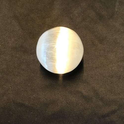 mini sphère selenite 3cm