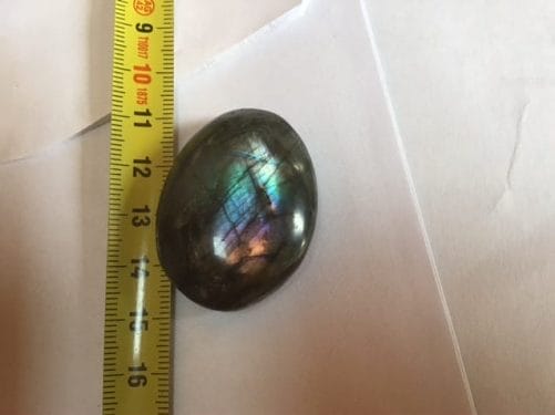 Galet de labradorite silver arc en ciel
