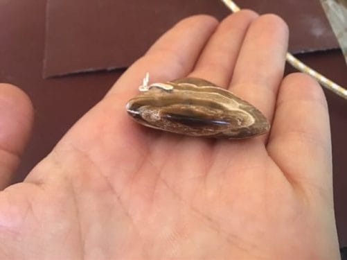Pendentif aragonite