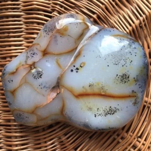 Grosse agate dendritique