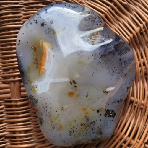 Grosse agate dendritique