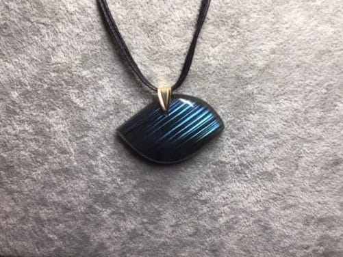 Big Pendentif labradorite bleu austral