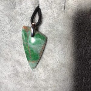 Pendentif pièce unique en jade italien